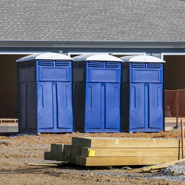 what is the maximum capacity for a single porta potty in Chester Montana